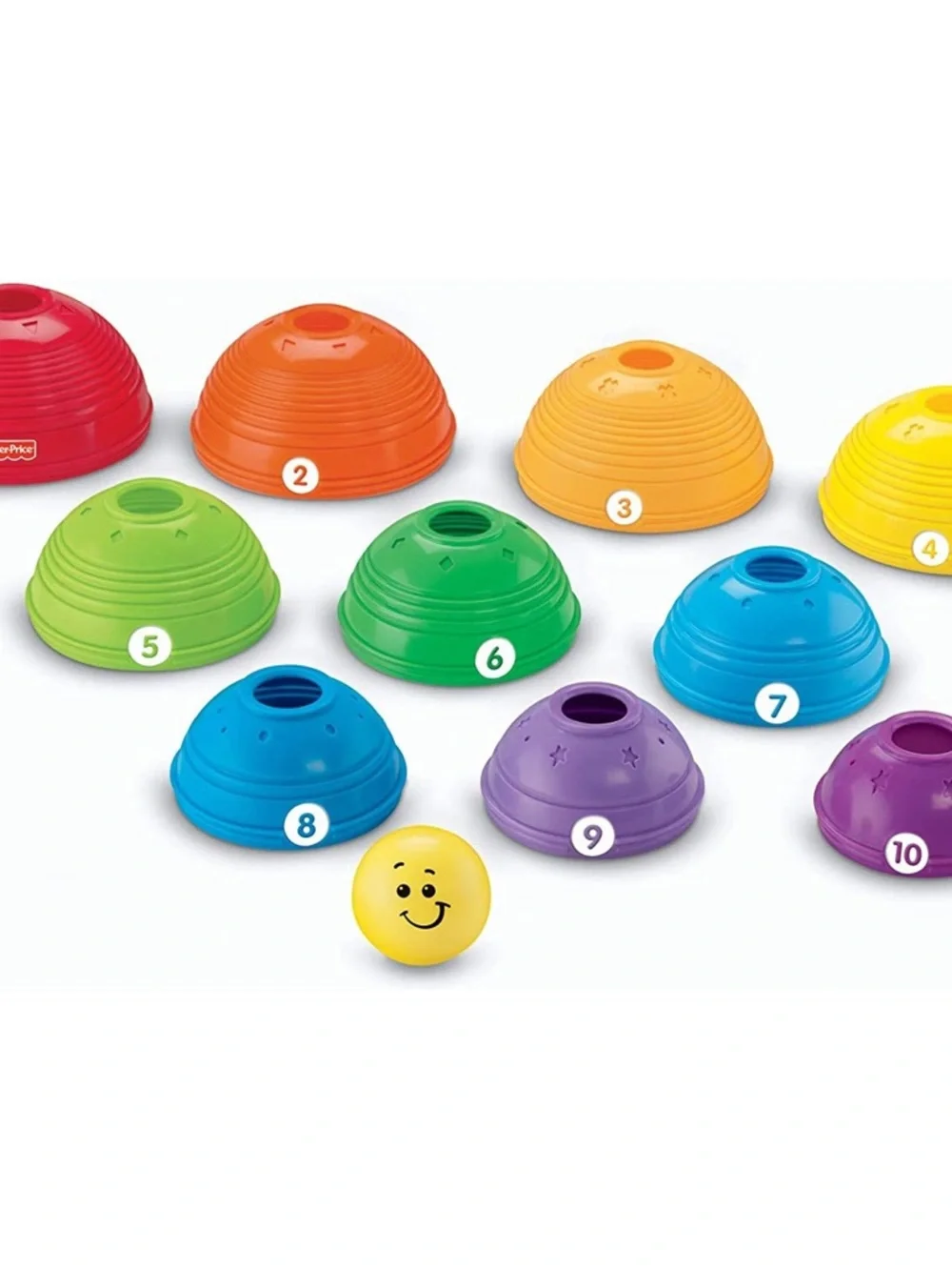 Stacking Cups Set - Multi Color Learning Cups for Toddlers
